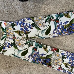 Zara Woman wide leg crop pant